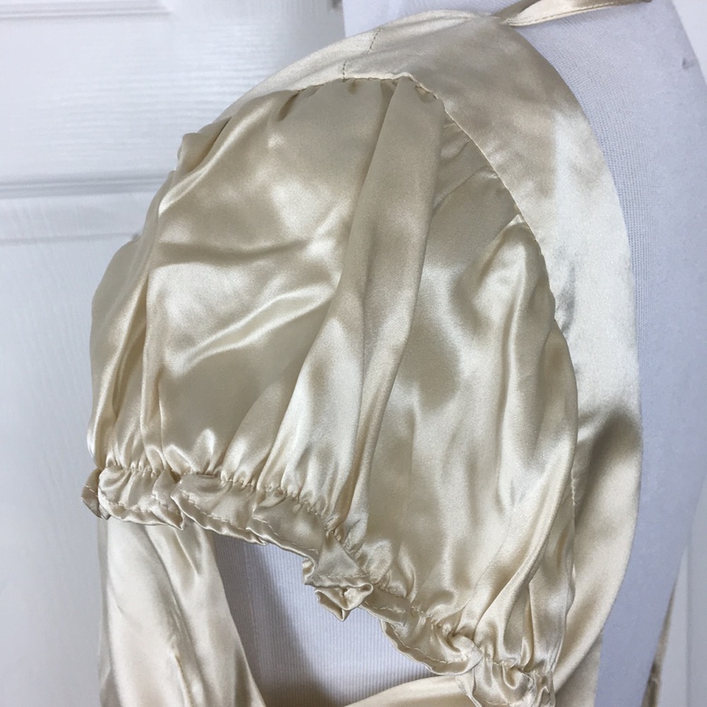 Reformation Champagne Color 100% Silk Maxi - Picture 7 of 7